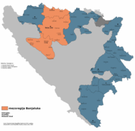 Bania Luca (regio): situs