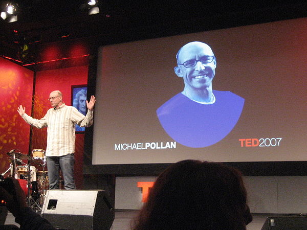 Pollan speaking at TED in 2007