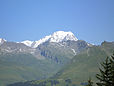 Le Mont-Blanc vu des Arcs 1800.