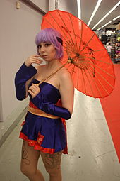 A cosplayer of Ayane at Montreal Comiccon 2015. Montreal Comiccon 2015 - Ayane (19266133928).jpg