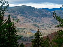 Mount Meader overlooking Basin Brook Pond