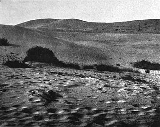 Mount Royston, scene of the battle of Romani in 1916 Mount Royston.jpg