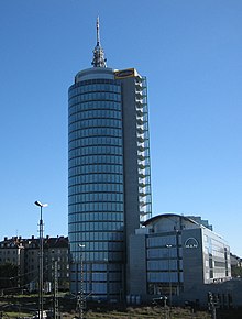 Der Central Tower  an der Donnersbergerbrücke