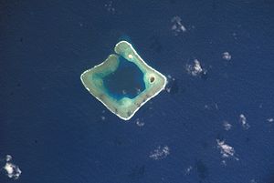 NASA-Bild des Rose-Atolls