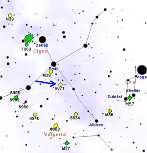 Carta di NGC 6871