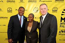 Nat Moore, guest and Griese at the 2014 Miami International Film Festival Nat Moore & Bob Griese at 2014 MIFF.jpg