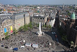 Amsterdam Dam: Ligging en omschrijving, Geschiedenis, Canon van Amsterdam