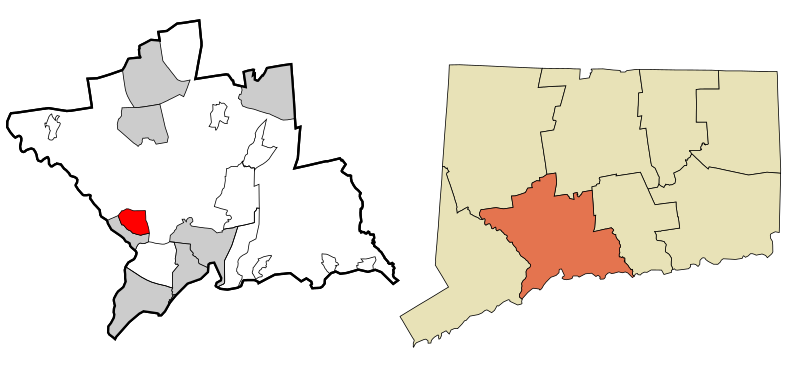 File:New Haven County Connecticut Incorporated and Unincorporated areas Ansonia Highlighted.svg