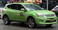 Nissan Rogue "Krōm" used as a Boro taxi in New York City