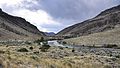De noordelijke arm van de Shoshone River en de Buffalo Bill Cody Scenic Byway
