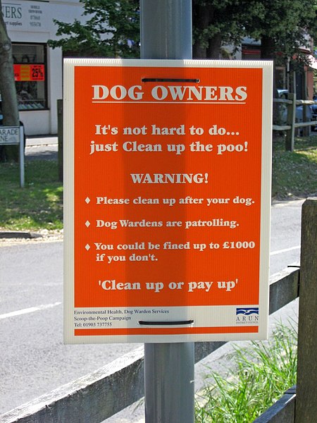 File:Notice to dog owners - geograph.org.uk - 2253416.jpg