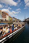 The canal tour boats, here seen docking in Nyhavn, are an excellent way to see many of the city's attractions