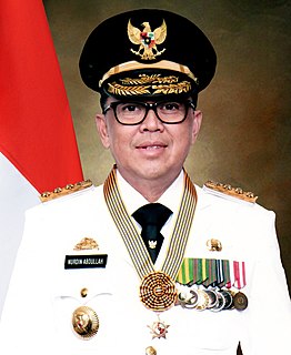 <span class="mw-page-title-main">Nurdin Abdullah</span> Indonesian politician and academician