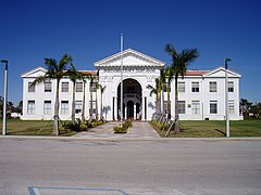 The Okeechobee County Courthouse, constructed in 1926, is located in the county seat, Okeechobee.