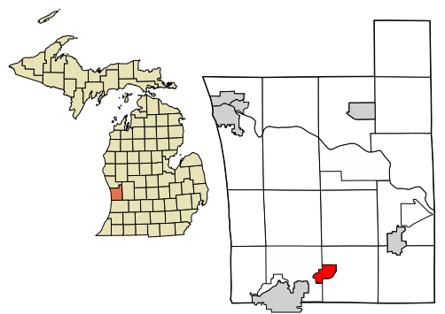 File:Ottawa County Michigan Incorporated and Unincorporated areas Zeeland Highlighted.svg