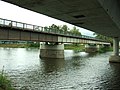 Čeština: Most Fráni Šrámka v Písku, Jihočeský kraj nápověda English: Fráňa Šrámek bridge in Písek, South Bohemian Region, CZ help