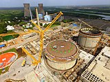 B6 New under-construction units of Kakrapar Atomic Power Stationin Gujarat. The electricity sector in India has an installed capacity of 346.05 Gigawatt (GW), the world's third largest. Coal-fired plants account for 56% of India's electricity capacity.