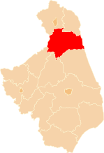 Location of the Augustowski Powiat in the Podlaskie Voivodeship