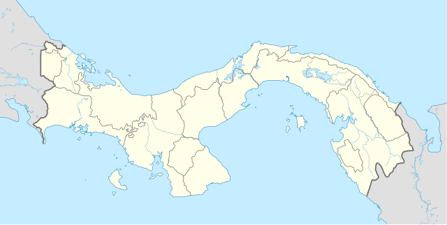 Localización de Canle de Panamá en Panamá