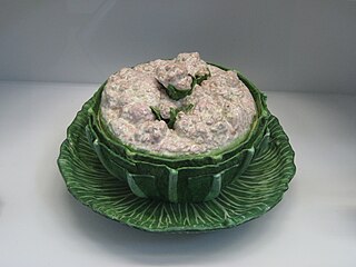 Terrine en forme de chou-fleur (Paul Hannong).