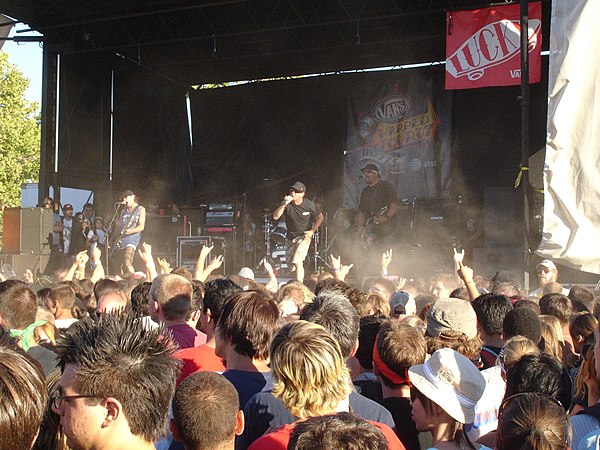 Skate punk band Pennywise at Warped Tour 2007