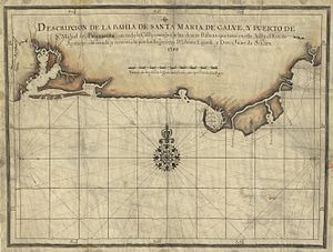 Spanish map of the Florida Gulf coast, 1700 Pensacola1700.jpg