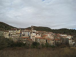 Gezicht op Pézilla-de-Conflent