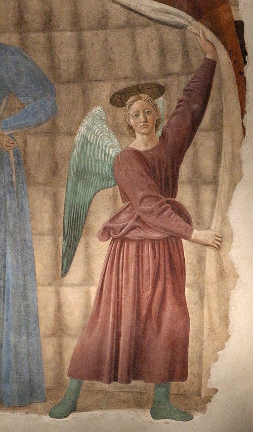 Piero della francesca, Madonna del Parto, 1455 ca., Monterchi