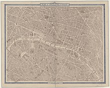 1920 (Georges Peltier, Plan de Paris à vol d'oiseau)