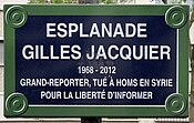 Plaque Esplanade Gilles Jacquier - Paris XI (FR75) - 2021-05-25 - 1.jpg