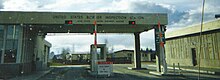 Border crossing at Port Alcan station Portalcan.jpg
