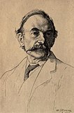 Портрет Томаса Харди. Офорт. 1894