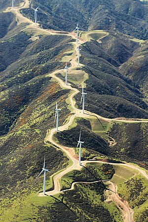 Batı Rüzgar Projesi, from the air.jpg