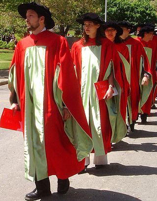 <span class="mw-page-title-main">Doctor of Philosophy</span> Postgraduate academic degree awarded by most universities worldwide