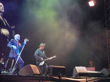 R.E.M. on tour in 2008, with long-time collaborator Scott McCaughey