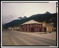 RAILROAD BUILDING AND DEPOT, REAR VIEW - City of Skagway, Skagway,