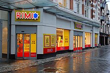 RIMI store in Bergen, using the old logotype RIMI Bergen, Norway.jpg