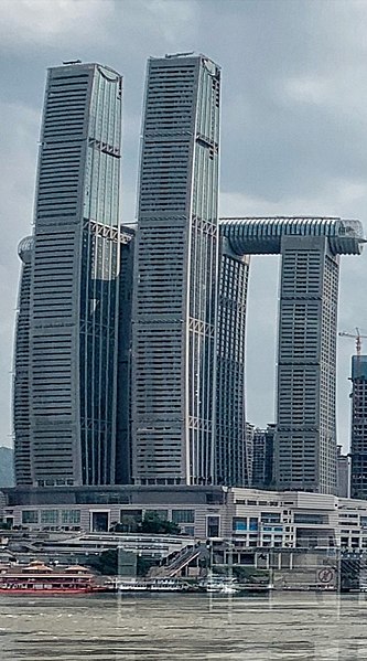 File:Raffles City Chongqing from Yangtze River(cropped).jpg