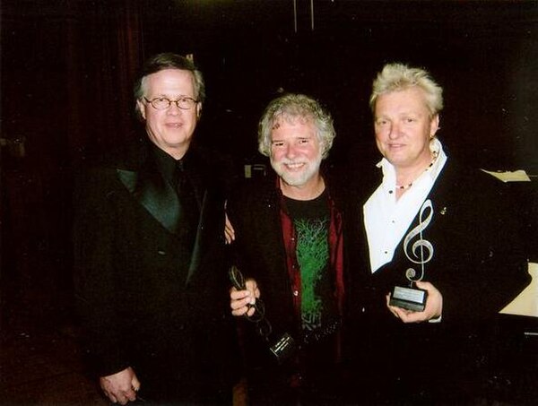 Left to Right: Ray Reach, Chuck Leavell and Peter Wolf at the 2008 BAMA Awards in Birmingham, Alabama