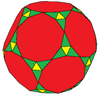 <span class="mw-page-title-main">Rectified truncated dodecahedron</span> Convex polyhedron with 92 faces