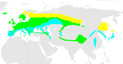 Mapa występowania