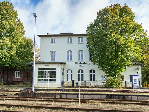 Rheinsberg Bahnhof Gleisseite