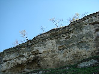 Cliff beside the Raut River River Raut 014 (2102825829).jpg