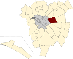 Carte du quartier de