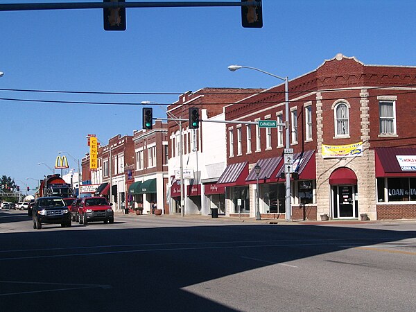 Downtown Vinita in 2008