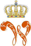 Royal Monogram of William I-III of the Netherlands and Luxembourg