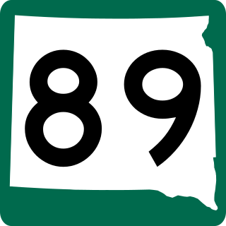 <span class="mw-page-title-main">South Dakota Highway 89</span> State highway in South Dakota, United States