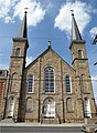 Saint Anthony's Chapel, built in 1880, at 1700 Harpster Street. About five thousand relics are housed in the chapel, making it the largest collection of relics outside the Vatican.[11][12]