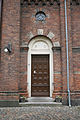 Sankt Matthæus Kirke. Door on northside, behind quire