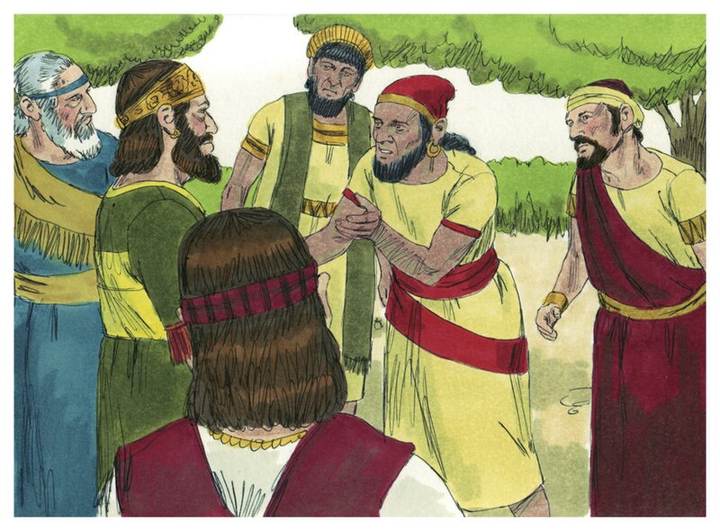 File:Second Book of Chronicles Chapter 10-1 (Bible Illustrations by Sweet Media).jpg